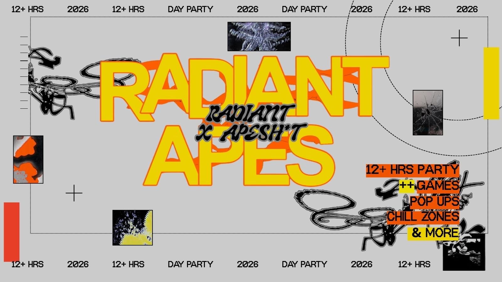 Radiant Apes — Radiant x Apesh*t event banner